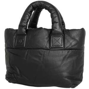 CHANEL Coco Cocoon Tote Bag, Handbag, Mark Leather, Black, Women's